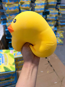 Pato gigante blando CS, juguetes blandos gigantes, lindo pato amarillo y rosa, juguete blando realista, juguetes para niños y adultos - Product Image 6