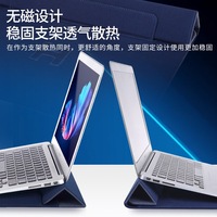 Housse de protection antidérapante à double poche non magnétique pour ordinateur portable Apple M2, M3 avec écran de 13,3 pouces, et housse de protection pour ordinateur portable M4