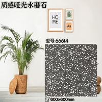 Carreaux de terrazzo mats de qualité supérieure 600x600mm, effet marbre moderne, carreaux de sol et de mur en céramique pour salle de bain, antidérapants pour couloir