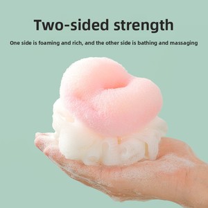 Bola de Baño de Doble Uso, No Dispersiva, Toalla de Baño de Doble Cara para Niños, Flor de Baño para Bebés Hecha de Material PE - Product Image 4