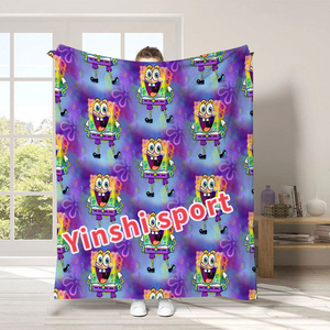 Yinshi 5000 + Thiết Kế Phim Hoạt Hình Dễ Thương 3D Công Chúa Cô Gái In Ấn Chăn Không Có Moq Tùy Chỉnh Polyester San Hô Lông Cừu Ném Chăn - Product Image 4