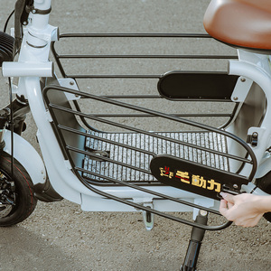 Vélo électrique à batterie lithium 3 vitesses, cadre en acier haute résistance, guidon pliable, 48V 400W, Taiwan Premium D1 Little Dudu, monoplace. - Product Image 4