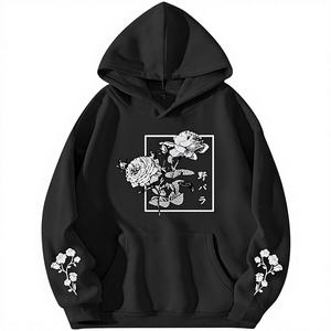 Sudadera con Capucha de Alta Calidad para Hombre, Estilo Japonés, Corte Regular, Estilo Urbano, 100% Algodón, para Invierno - Product Image 1