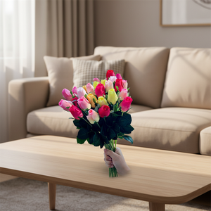 Rosa singola in gomma morbida, <span class=keywords><strong>fiore</strong></span> artificiale per decorazioni nuziali, arte floreale, <span class=keywords><strong>fiore</strong></span> finto per la casa, bouquet da sposa, oggetti di scena per fotografia, <span class=keywords><strong>sala</strong></span> ricevimenti - Product Image 1