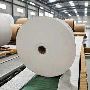 กระดาษเคลือบ PE คุณภาพสูงแบบสองด้าน เกรดสำหรับอาหาร สำหรับถ้วยชา แซนวิช และเค้ก ป้องกันคราบไขมัน เหมาะสำหรับหม้อทอดไร้น้ำมัน - Product Image 1