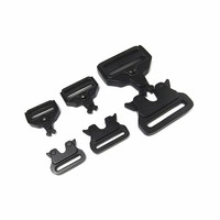 Boucles de sangle métalliques robustes à dégagement rapide 20/25/33/38/45mm pour colliers de chien, sangles, sacs et accessoires de bagages DIY