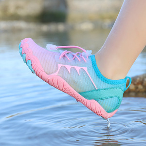 Chaussures d'eau pour enfants, en maille, séchage rapide, semelle extérieure en caoutchouc, plage d'été, unisexe, bout fermé, semelle intermédiaire en EVA - Product Image 4