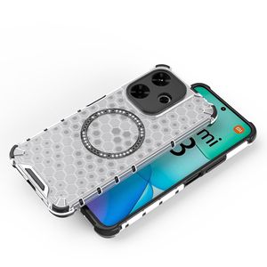 Armadura a prueba de golpes Honeycomb TPU + PC funda para Xiaomi 14 <span class=keywords><strong>ULTRA</strong></span> POCO F6 X6 PRO F5 5G 4G Redmi <span class=keywords><strong>13</strong></span> compatible con funda de carga inalámbrica - Product Image 4