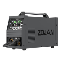 Nouvelle machine à souder MIG à inverseur numérique IGBT ZOJAN 4,3 kW/5,7 kW 230 V/115 V Fil de 0,8 mm 200 A 6 en 1 Portable Utilisation en construction