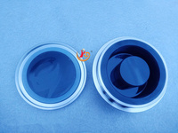 Ensemble de meules en agate pour moulin vibrant PULVERISETTE 9 : Bols de broyage en agate de 50 ml avec mortier de broyage