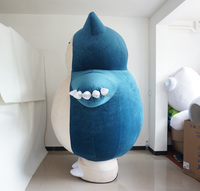 Disfraz de Mascota de Snorlax de diseño único para Pokemoned Series Comic-con Activity Inflable Kirby Mascot Costume 2M