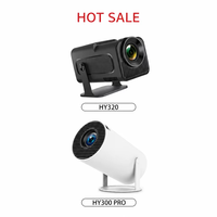 Proyektor Mini Pintar HY300 Pro Android 11 2GB 16GB 160 ANSI Lumens Mendukung 4K Short Throw Entertainment