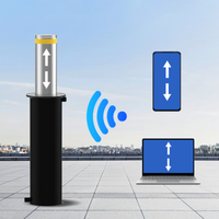 Poteaux de signalisation XZL à batterie, télécommandés, escamotables, pour parking et circulation piétonne, prix fabricant avec éclairage