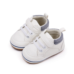 Baby Girl and Boy Shoes Soft Pu Anti-<b>slip</b> Sole Casual Style Baby Prewalker Classical Walking Shoes - Product Image 3