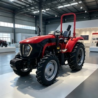 Tractor Diésel de Servicio Pesado de 100 HP con Tracción en las 4 Ruedas y Gran Potencia para Agricultura