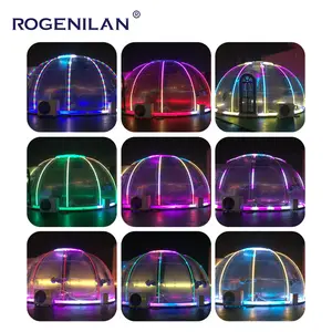 Rogenilan Design Bubble Star Star Glass Dome House Event Party Tent Pc Dome Hotel Polycarbonate Dome Tent