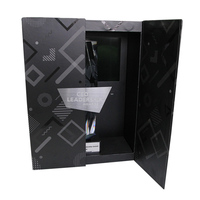 Boîte de présentation de trophée vidéo de luxe personnalisée avec écran LCD et lecteur