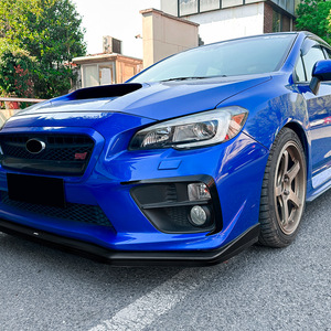 Subaru WrX Sti Va 2014-16 Front Air Intake Grille <b>Decal</b> Piano Black Carbon Fiber Texture Hood Adhesive <b>Car</b> Sticker - Product Image 1