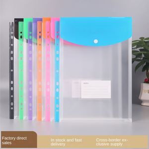 Carpeta Vertical Transparente Tamaño A4 con 11 Orificios y Botón a Presión, Material PP, Impermeable, para Guardar Documentos y Exámenes de Estudiantes - Product Image 2