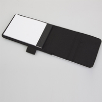 Journal Offres Spéciales ébauches de sublimation cahiers en cuir PU cahier de Journal d'impression par transfert de chaleur de petite taille