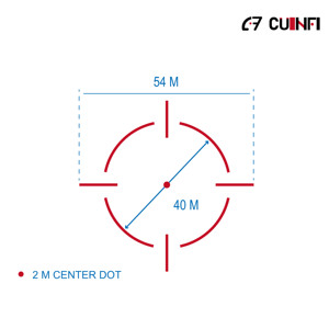 Cuinfi 1x26x22mm Viseur <span class=keywords><strong>point</strong></span> rouge à grande ouverture, lentille entièrement multicouche, étanche IPX7, autonomie de la batterie de 50000 heures, <span class=keywords><strong>point</strong></span> rouge ouvert - Product Image 6
