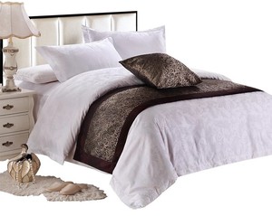 Fabricante 2019 Venta caliente 100% algodón <span class=keywords><strong>juego</strong></span> de <span class=keywords><strong>funda</strong></span> nórdica Hotel de cama de Hotel de lujo - Product Image 2