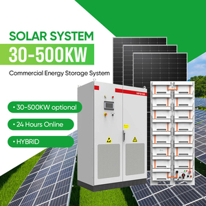Système solaire hybride complet 50 kW 60 kW 80 kW 100 kW 220 V 380 V pour système d'énergie solaire domestique et industriel Batterie HY-50-200 kW Th - Product Image 3