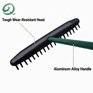 Râteau de <span class=keywords><strong>golf</strong></span> à 19 dents pour <span class=keywords><strong>bunker</strong></span>, outil de terrassement, manche en alliage d'aluminium, râteau simple face pour sable de <span class=keywords><strong>golf</strong></span> - Product Image 2
