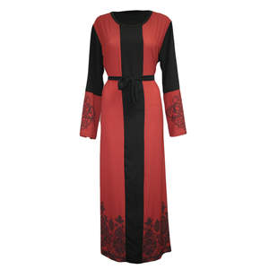 ชุดเดรสพิมพ์ลายบาติกพร้อมกระโปรง<span class=keywords><strong>ยาว</strong></span> เสื้อคลุมยาว สไตล์ลำลอง เรียบหรู ดูดี ชุดอาบายะห์ไซส์ใหญ่ เสื้อผ้าอิสลาม ชุดมุสลิม - Product Image 3