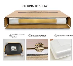 Độ nét cao in vải sơn pha lê sứ tường nghệ thuật với ánh sáng LED - Product Image 6