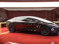 Rines Futuristas Monobloque de Aluminio Forjado, Rines de Lujo Cóncavos con Malla, Rines Multirradio para Aston Martin Lagonda 2018
