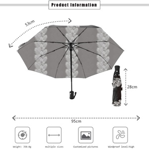 Promotional Large Hawaii Size 23 25 27 Inches Double <b>Canopy</b> Windproof Folding Umbrella for Two Adults - Product Image 4