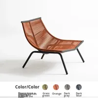 Ensemble de table et de chaises de loisirs d'extérieur en rotin PE moderne, durable, tissé, avec chaise longue pour la détente sur la terrasse