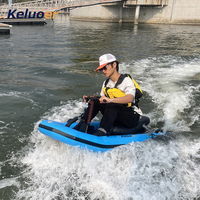 Bateau à moteur gonflable à essence électrique 10,5 kW, planche de surf à jet