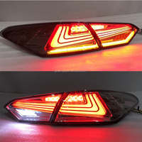 Ensemble de feux arrière LED fumés noirs avec clignotants pour Toyota Camry 2018-2021, remplacement des feux arrière