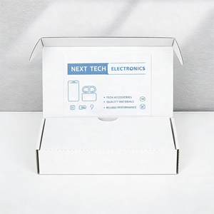 Cajas de Embalaje DTC para Auriculares Bluetooth 3C Electronics, Cajas de Cartón Corrugado Tipo B y E, Opción de Caja de Envío Troquelada, Autoblocante, de Cuatro Colores - Product Image 4