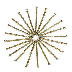 制造商木工铁钉托盘螺纹钢地板钉彩色电镀螺纹钉 - Product Image 1