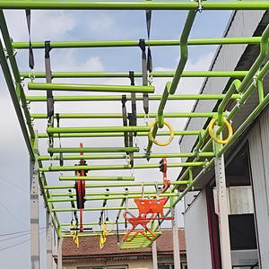 <span class=keywords><strong>American</strong></span> Spartan Indoor <span class=keywords><strong>Ninja</strong></span> Parkour Obstacle Course Cadre d'entraînement physique pour enfants Truss Equipment Fun Mazes - Product Image 2