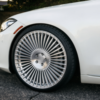 Velg Mobil Penumpang 5*112 5*120 Forged 22 23 24 Inch, Multi Spoke, Floating Caps untuk G-Class AMG SLS S400 E-class