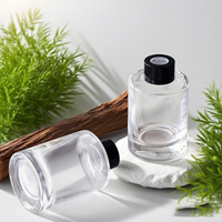 Bouteille diffuseur de parfum en verre vide en forme de noix de luxe 100ml 120ml 150ml 200ml avec boîte cadeau