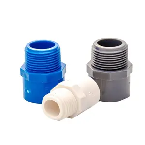 Schedule 40 pvc coupling pipe fittings adapter hose male thread connector