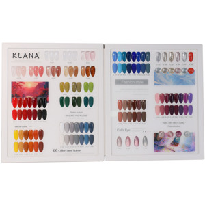 Klana ชุดยาทาเล็บเจลแบบไม่มีสาร TPU 66ชิ้นชุดยาทาเล็บสีเจลเคลือบเงาและแวววาวเคลือบด้านเคลือบเงา - Product Image 2