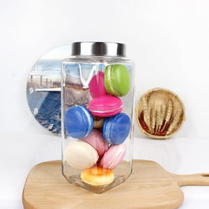 Thương hiệu mới cao thủy tinh lưu trữ lọ đậu phộng - Product Image 2