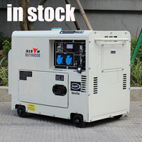 Chinesische Leistung Deutscher mobiler 2-Zylinder 5000 Watt 7,5 kW 8 kW 48 V 48 Volt Gleichstrom-Silent schweiß generator Diesel generator