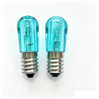 Ampoule LED en PVC en forme de papaye E14 DC14V 0.2W B19, ampoule étanche pour publicité extérieure, ampoule décorative colorée de Noël à 3 LED