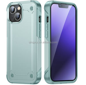 2024 nouveautés produits tendance 2 en 1 coque de téléphone PC pour <span class=keywords><strong>iPhone</strong></span> 14 Pro noir nouveaux accessoires mobiles - Product Image 4