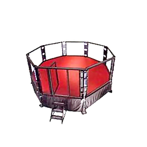 Anneau <span class=keywords><strong>de</strong></span> <span class=keywords><strong>boxe</strong></span> MMA OEM 6m*6m, cage octogonale avec structure en acier, option <span class=keywords><strong>de</strong></span> logo personnalisé, durable et imperméable pour les combats <span class=keywords><strong>de</strong></span> <span class=keywords><strong>boxe</strong></span> professionnels - Product Image 1