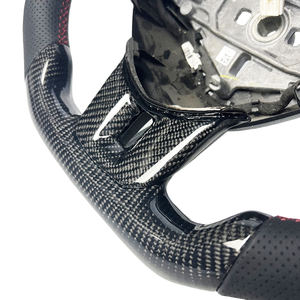 Convient à Dodge Charger SRT <span class=keywords><strong>Durango</strong></span> HELLCAT Factory Direct Sales Volant sport en fibre de carbone personnalisable - Product Image 4