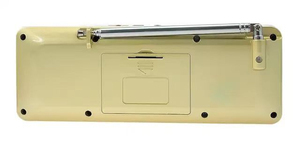 Portable BT <b>Speaker</b> Dual Band AM FM Radio <b>USB</b> TF Card Player Dual Stereo <b>Speakers</b> Long Antenna For Outdoor Camping Home Use - Product Image 4