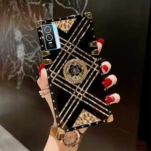 Funda trasera con soporte de anillo para Vivo Y76S, funda para móvil Vivo S15 Pro - Product Image 5